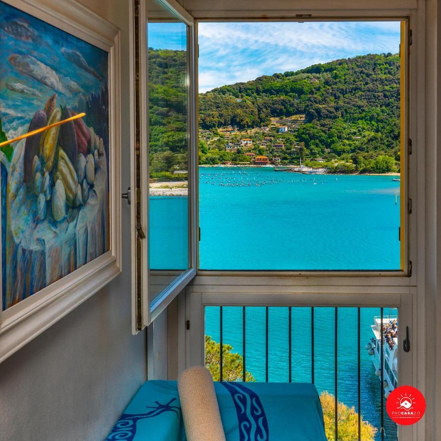 ポルトヴェーネレLa Casa Dagli Occhi Bluアパートメント エクステリア 写真