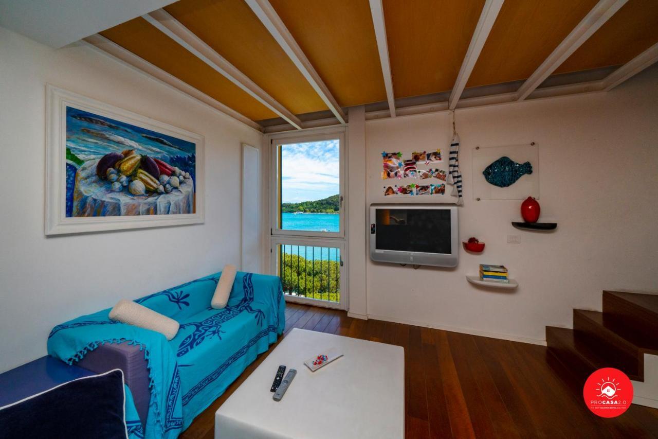 ポルトヴェーネレLa Casa Dagli Occhi Bluアパートメント エクステリア 写真